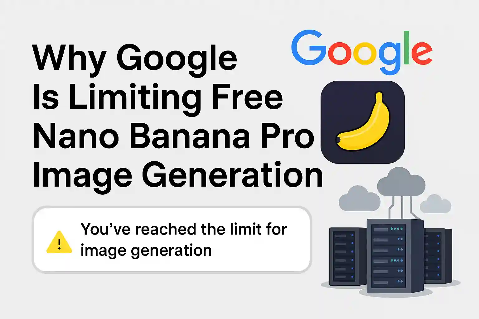 Why Google Is Limiting Free Nano Banana Pro Image Generation