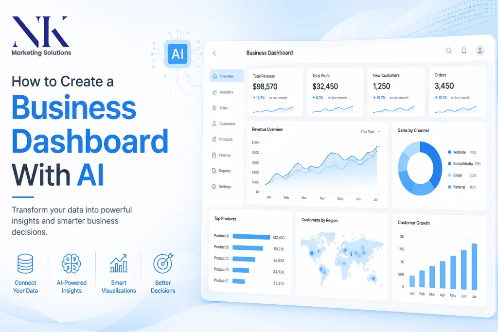 How to Create a Business Dashboard With AI