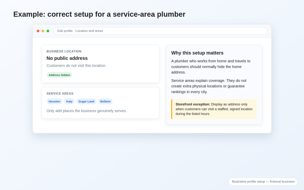Why Is My Google Business Profile Not Showing? 9 Causes and Fixes 5 Your Business or Address Is Not Eligible