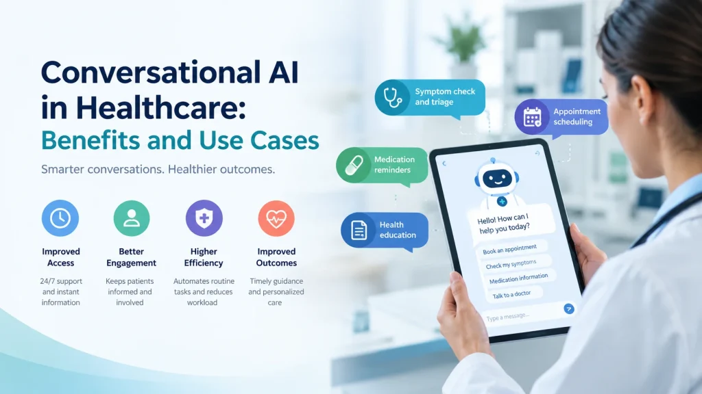 Conversational AI in Healthcare: Benefits and Use Cases